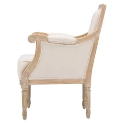 Chavanon Wood & Linen Traditional French Accent Chair Light Beige - Baxton Studio 8 Chavanon Wood & Linen Traditional French Accent Chair Light Beige - Baxton Studio -Living Room Furniture Store GUEST 024effc9 2762 404d af48 23c01f3274e2