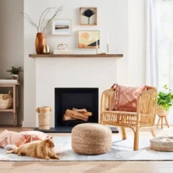 Gretna Narrow Console Table Natural - Threshold™ -Living Room Furniture Store GUEST 027e2b90 5c8c 4b6e 926f f0f877f6e69e