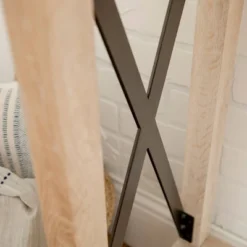 Sophie Rustic Industrial X Frame Entry Table - Saracina Home -Living Room Furniture Store GUEST 0491431f 0636 4156 87d7 eb3103418ae1