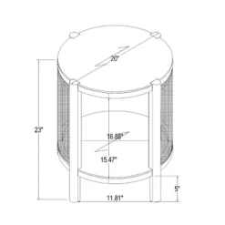 Portola Hills Woven Accent Table - Threshold™ Designed With Studio McGee 20 Portola Hills Woven Accent Table - Threshold™ Designed With Studio McGee -Living Room Furniture Store GUEST 0561165f 7bd8 4818 b2e8 f2a443a2b510