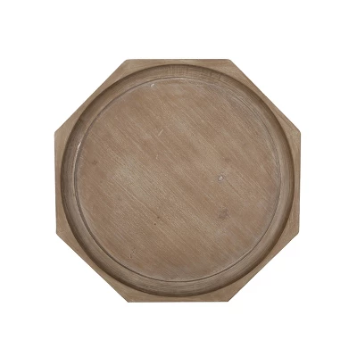 Catawissa French Country Accent Table With Octagonal Top Natural - Christopher Knight Home 4 Catawissa French Country Accent Table With Octagonal Top Natural - Christopher Knight Home - Image 3