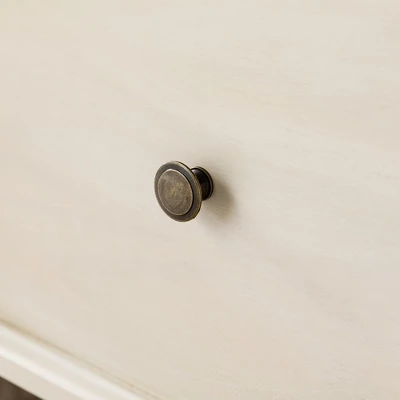 Farmhouse 3 Drawer Wood TV Stand For TVs Up To 65" - Saracina Home 5 Farmhouse 3 Drawer Wood TV Stand For TVs Up To 65" - Saracina Home - Image 3