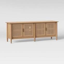 Wood & Cane Media Console - Hearth & Hand™ With Magnolia -Living Room Furniture Store GUEST 1c1dca7b 1736 48f4 8e86 9e4c0d154a61