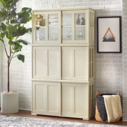 Pacific Stackable Cabinet With Sliding Doors - Buylateral -Living Room Furniture Store GUEST 201f86a8 1958 4161 b137 0ca70adea08d