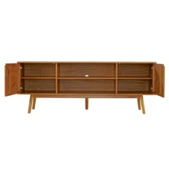 Solid Wood Mid-Century Modern TV Stand For TVs Up To 80" - Saracina Home 34 Solid Wood Mid-Century Modern TV Stand For TVs Up To 80" - Saracina Home -Living Room Furniture Store GUEST 21c882f2 4627 4d0e a364 30f5fcdcd258