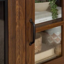 Tasi Transitional Farmhouse Glass Window Pane Door With Electric Fireplace TV Stand For TVs Up To 80" - Saracina Home 26 Tasi Transitional Farmhouse Glass Window Pane Door With Electric Fireplace TV Stand For TVs Up To 80" - Saracina Home -Living Room Furniture Store GUEST 266745d8 95f0 4abc b2e5 43d1c9c0a3f3