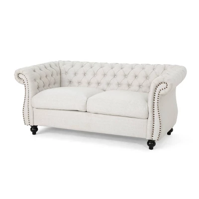 Somerville Traditional Chesterfield Loveseat - Christopher Knight Home 10 Somerville Traditional Chesterfield Loveseat - Christopher Knight Home - Image 8