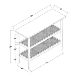 Wood & Cane Console Table - Hearth & Hand™ With Magnolia -Living Room Furniture Store GUEST 3227c679 bb9c 4409 85d4 8475b7a72706