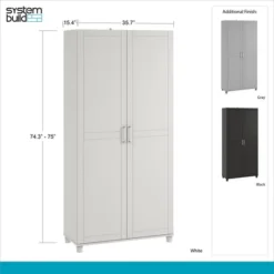 Welby 36" Utility Storage Cabinet - Room & Joy 22 Welby 36" Utility Storage Cabinet - Room & Joy -Living Room Furniture Store GUEST 333a5c90 ad1e 477d 8933 ef9a68012216