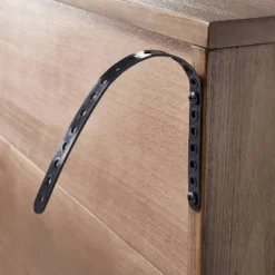 Brandeis Woven TV Stand For TVs Up To 60" Brown - Threshold™ Designed With Studio McGee -Living Room Furniture Store GUEST 3a82c0e5 0b38 4587 894b 8828e2d43d11