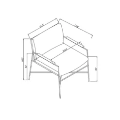 Faux Leather & Metal Accent Chair - Black/Brown - Hearth & Hand™ With Magnolia 15 Faux Leather & Metal Accent Chair - Black/Brown - Hearth & Hand™ With Magnolia -Living Room Furniture Store GUEST 4e635009 68d5 4967 b3d3 447b3cfde562