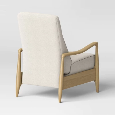 Dusk Mid-Century Wooden Arm Recliner - Threshold™ 5 Dusk Mid-Century Wooden Arm Recliner - Threshold™ - Image 3