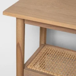 Wood & Cane Console Table - Hearth & Hand™ With Magnolia -Living Room Furniture Store GUEST 580df79e d800 4e4c b250 13352b3669ec