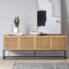 Belmar Woven TV Stand For TVs Up To 60" Natural - Threshold™ -Living Room Furniture Store GUEST 68ab0528 afe9 4f75 aaba cf407931bc0e