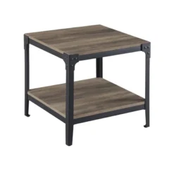 Set Of 2 Benny Urban Industrial Angle Iron Side Tables - Saracina Home -Living Room Furniture Store GUEST 76f809fb 6a41 4b42 b57c 7bb87a213789