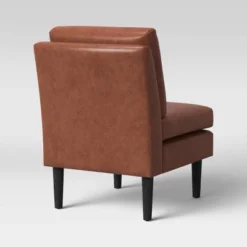 Gelbin Faux Leather Slipper Chair With Wood Legs - Threshold™ 8 Gelbin Faux Leather Slipper Chair With Wood Legs - Threshold™ -Living Room Furniture Store GUEST 79c6f7f3 f809 4654 bfbb 3f8fdad22532