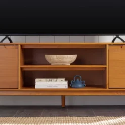 Solid Wood Mid-Century Modern TV Stand For TVs Up To 80" - Saracina Home 29 Solid Wood Mid-Century Modern TV Stand For TVs Up To 80" - Saracina Home -Living Room Furniture Store GUEST 7b8f78dc b7ab 4f0a bbb2 79db23e31b3a