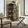 60" Crystal Cove Glass Cabinet Black - Threshold⢠Designed With Studio McGee 1 60" Crystal Cove Glass Cabinet Black - Threshold⢠Designed With Studio McGee -Living Room Furniture Store GUEST 7d73dfd1 b59b 4c14 aa6b 491e0b272e1a