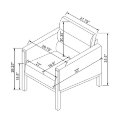 Faux Leather Upholstered Accent Arm Chair - Cognac - Hearth & Hand™ With Magnolia 17 Faux Leather Upholstered Accent Arm Chair - Cognac - Hearth & Hand™ With Magnolia -Living Room Furniture Store GUEST 7e6bfbad 94b5 4f19 9cf6 287fe7dd4aa9