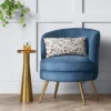 Beadle Accent Chair With Brass Leg Velvet Blue - Project 62™ -Living Room Furniture Store GUEST 8ccbf5b0 9e09 4135 98bb 0abf3c1d375e
