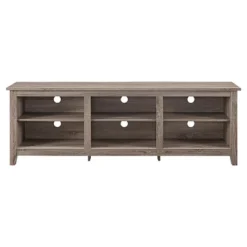 Transitional 6 Cubby Wood Open Storage Wood TV Stand For TVs Up To 80"- Saracina Home 25 Transitional 6 Cubby Wood Open Storage Wood TV Stand For TVs Up To 80"- Saracina Home -Living Room Furniture Store GUEST 8dce3bb7 2788 4970 a5b6 b99a90dd62ca