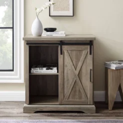 Tertia Industrial Accent Cabinet With Sliding X Barn Door - Saracina Home 19 Tertia Industrial Accent Cabinet With Sliding X Barn Door - Saracina Home -Living Room Furniture Store GUEST 91cbd7bd 1a47 457c aba7 b2aeb362086b