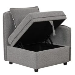 122.8" Minimalist Convertible Modular Sofa, Upholstered Sectional Sofa Couch With 5 Pillows-ModernLuxe 26 122.8" Minimalist Convertible Modular Sofa, Upholstered Sectional Sofa Couch With 5 Pillows-ModernLuxe -Living Room Furniture Store GUEST 91e3b404 7796 44c2 a384 ec2063b2ed7a