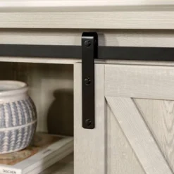 Modern Transitional Sliding Barndoor TV Stand For TVs Up To 65"- Saracina Home -Living Room Furniture Store GUEST 964d1916 022a 4e1e 9775 20ffa11829ba