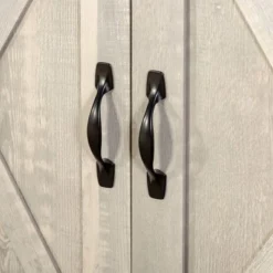 Modern Transitional Sliding Barndoor TV Stand For TVs Up To 65"- Saracina Home -Living Room Furniture Store GUEST a677bb24 74b5 46d0 9845 fe198cd434ed