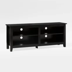 Transitional 4 Cubby Wood Open Storage TV Stand For TVs Up To 65"- Saracina Home 28 Transitional 4 Cubby Wood Open Storage TV Stand For TVs Up To 65"- Saracina Home -Living Room Furniture Store GUEST a6e3a24c 5f9e 443a b207 9469bc1cee89