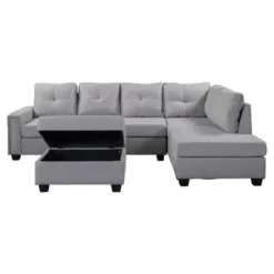 108" Reversible L-Shape Sectional Sofa Couch With Storage Ottoman-ModernLuxe -Living Room Furniture Store GUEST a9ce32c3 fc5c 4bb1 b03d cb528c5420d4