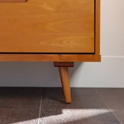 Cara 3 Drawer Mid-Century Modern 3 Drawer TV Stand For TVs Up To 80" - Saracina Home -Living Room Furniture Store GUEST adfc6377 a2f8 4667 b301 db0ca03593e7