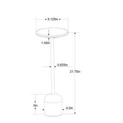 Marble Top Drink Side Table - Brass/White - Hearth & Hand™ With Magnolia -Living Room Furniture Store GUEST ae4318a5 b344 4c26 bac4 a7044e6cc4c2