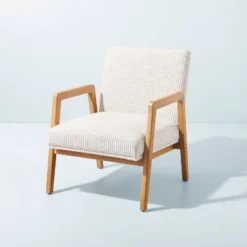 Upholstered Wood Framed Accent Arm Chair - Hearth & Hand™ With Magnolia 19 Upholstered Wood Framed Accent Arm Chair - Hearth & Hand™ With Magnolia -Living Room Furniture Store GUEST af5b8d5d 4da7 4bc1 b0d6 8a338795b23d