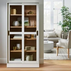 72" Promontory Cabinet With Sliding Doors - Threshold™ Designed With Studio McGee 22 72" Promontory Cabinet With Sliding Doors - Threshold™ Designed With Studio McGee -Living Room Furniture Store GUEST b155d4f0 eae2 44b5 8f8b 7a4c62886824