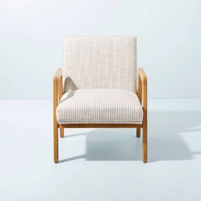 Upholstered Wood Framed Accent Arm Chair - Hearth & Hand™ With Magnolia 4 Upholstered Wood Framed Accent Arm Chair - Hearth & Hand™ With Magnolia - Image 3