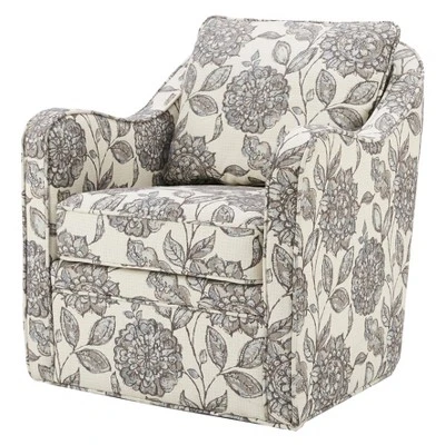 Mitchell Wide Seat Swivel Armchair - Madison Park 10 Mitchell Wide Seat Swivel Armchair - Madison Park - Image 8