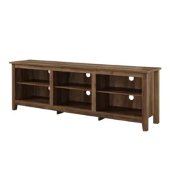 Transitional 6 Cubby Wood Open Storage Wood TV Stand For TVs Up To 80"- Saracina Home 27 Transitional 6 Cubby Wood Open Storage Wood TV Stand For TVs Up To 80"- Saracina Home -Living Room Furniture Store GUEST c721382d 63e9 44f2 b465 86684712d38c