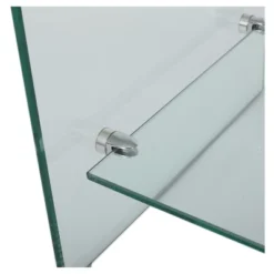 Ramona Console With Shelf TV Stand For TVs Up To 44" Clear - Christopher Knight Home -Living Room Furniture Store GUEST c8568f3a af89 4594 b7f3 1049b236fa54