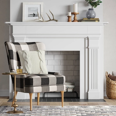 Londonberry Turned Accent Table Brass - Threshold 3 Londonberry Turned Accent Table Brass - Threshold