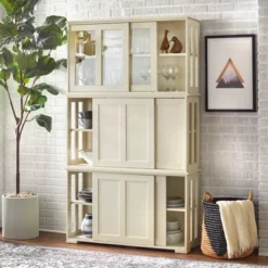 Pacific Stackable Cabinet With Sliding Doors - Buylateral -Living Room Furniture Store GUEST ce57ff6e da8e 40c0 9bc4 14b76df881af