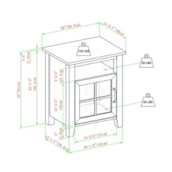 Transitional Classic Windowpane Storage Side Table - Saracina Home 21 Transitional Classic Windowpane Storage Side Table - Saracina Home -Living Room Furniture Store GUEST dad8aa65 d963 49c7 bda3 78b3efe46282