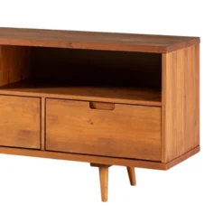 Cara Mid-Century Modern 3 Drawer TV Stand For TVs Up To 65" - Saracina Home -Living Room Furniture Store GUEST dca4b737 87bc 4171 8896 516227b5b85f