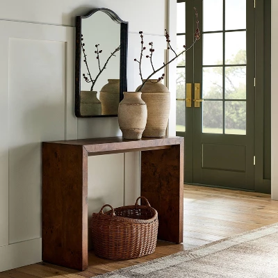 Ogden Burled Wood Console Table - Threshold™ Designed With Studio McGee 3 Ogden Burled Wood Console Table - Threshold™ Designed With Studio McGee