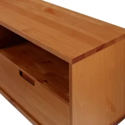 Cara 3 Drawer Mid-Century Modern 3 Drawer TV Stand For TVs Up To 80" - Saracina Home -Living Room Furniture Store GUEST e0183665 dd1d 42d0 8742 7dfa827048d2