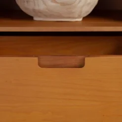 Cara 3 Drawer Mid-Century Modern 3 Drawer TV Stand For TVs Up To 80" - Saracina Home -Living Room Furniture Store GUEST e7b4bc5b d927 4b22 b708 78a05079bde7