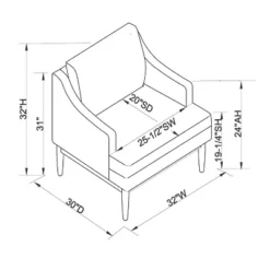 Howell Upholstered Accent Chair With Wood Base - Threshold™ Designed With Studio McGee 16 Howell Upholstered Accent Chair With Wood Base - Threshold™ Designed With Studio McGee -Living Room Furniture Store GUEST eaa765f5 26c5 4ecb 8f54 dd96378e2465