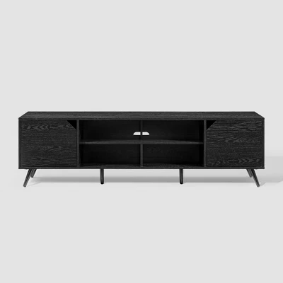 Mid-Century Modern Wide Storage TV Stand For TVs Up To 80" - Saracina Home 11 Mid-Century Modern Wide Storage TV Stand For TVs Up To 80" - Saracina Home - Image 9