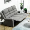 HOMCOM Recliner Sofa Couch With Easy Pull Handles And Adjustable Footrest, 3 Seater Sofa Modern Couch, Gray 2 HOMCOM Recliner Sofa Couch With Easy Pull Handles And Adjustable Footrest, 3 Seater Sofa Modern Couch, Gray -Living Room Furniture Store GUEST f46da0ef 33d1 4257 9d82 621811f937e2