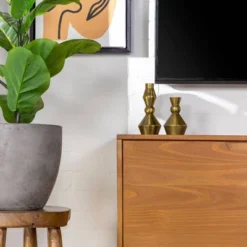 Solid Wood Mid-Century Modern TV Stand For TVs Up To 65" - Saracina Home 20 Solid Wood Mid-Century Modern TV Stand For TVs Up To 65" - Saracina Home -Living Room Furniture Store GUEST faab6dec 2110 4cdc b95e 363b96218060